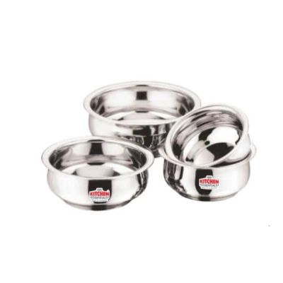 Kitchen Essentials Stainless Steel Royal Handi-Flat Bottom-23cm-KK-FLT-RHD-13