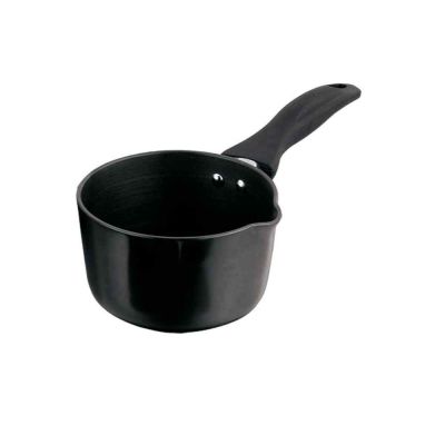 Kitchen Essentials Hard Anodised Conical Milk Pan 3mm-12Inch/185mm-KK-HD-MP-12