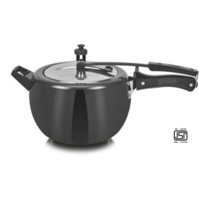 Kitchen Essentials Naarangi Hard Anodised Pressure Cooker With SS Inner Lid Induction Friendly-6.5L-NHAIB065-15