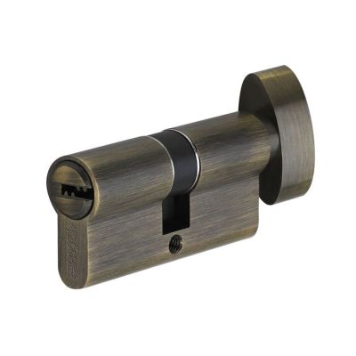 Klosher 60mm Euro Cylinder (Coin) Black Finish - ECL-1486