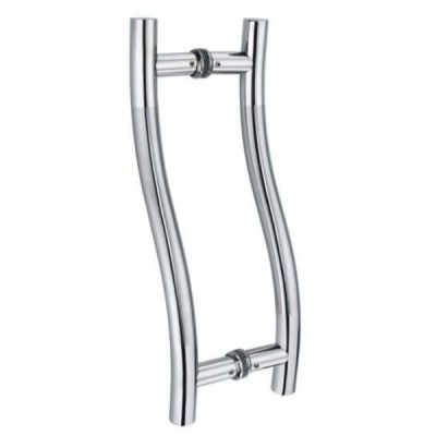 Kodia 16Inch S Type Full Matt Finish Full Glass Door Handles Kodia-516-16-FM