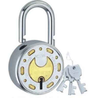 Kodia Altos Gold 50mm 4 Regular Keys Double Pading Lock Kodia-PLA-50mm