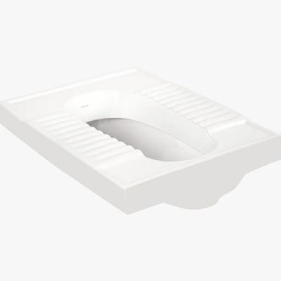 Kerovit Mushroom 590x445x300mm 23Inch ISI Open Rim Squatting Pan KS606-White