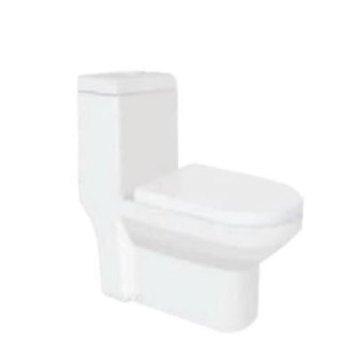 Kerovit Santo 720x375x780mm S Trap 220mm Washdown One Piece Rough-in with PP Soft Close Seat Cover Closet KS704-White