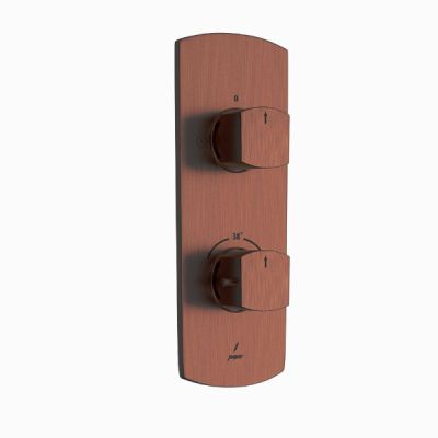 Jaquar Kubix Prime Aquamax Exposed Part Kit with 2-way diverter Antique Copper Finish - KUP-ACR-35681PM