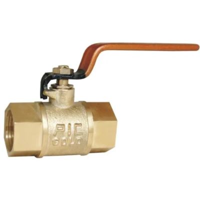 Leo 32mm Light Brass Ball Valve with Ball Spindle LEO-LBL-689