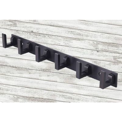 Leo Black Aluminium & Stainless Steel 6 Point Hanger LEO-LBL-HA-452