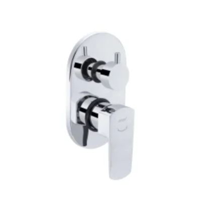 Leo Creative Hut Chrome Finish 2-In-Let Exposed Part Diverter LEO-LCH-DE-1288