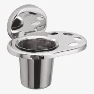 Leo Eye-A 15mm Stainless Steel CP Heavy Tumbler Holder with Flange LEO-LEA-TH-250