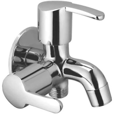 Leo Fusion 15mm Chrome Finish C.I Body Two Way Angle Cock LEO-LFU-4022