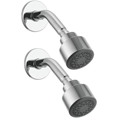 Leo Desire Small 7x2.5Inch ABS Over Head Shower with SS Arm Flange LEO-LIS-500