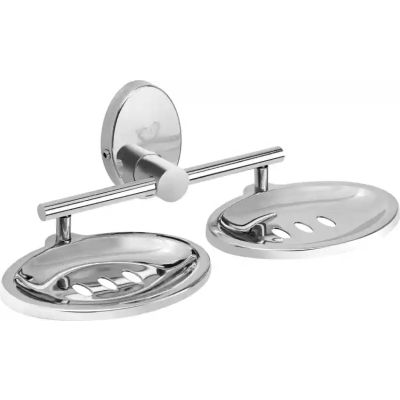 Leo 5-G 15mm Stainless Steel CP Double Soap Dish Bar with Concealed LEO-LLG-DS-231