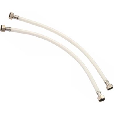 Leo 1/2x18Inch Full PVC Connection Pipe with CP Nut LEO-LPC-CN-532