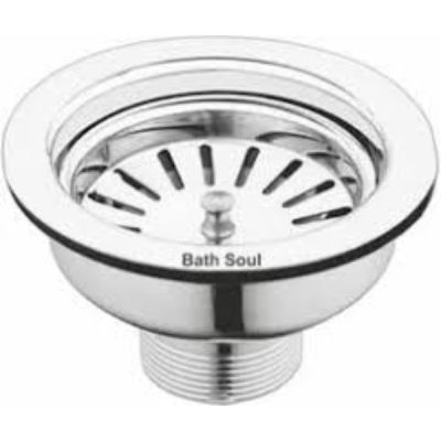 Leo 4Inch Satinless Steel Sink Waste Coupling LEO-LSW-180