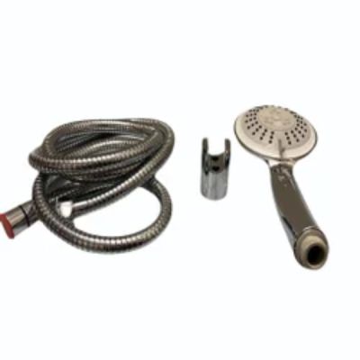 Leo 1/2x60Inch ABS Trend Brass Shower with Tube & Brass Hook LEO-LTR-TS-213D