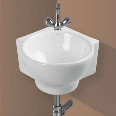 Lito Eva 14x14x6Inch Star White Wall Hung Wash Basin-EVA-WHWB