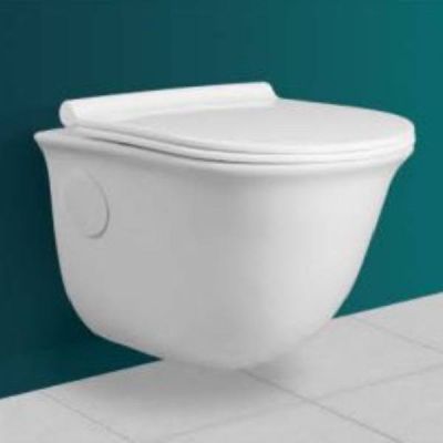 Lito Jonty Star White Wall Hung Closet with UF Seat Cover