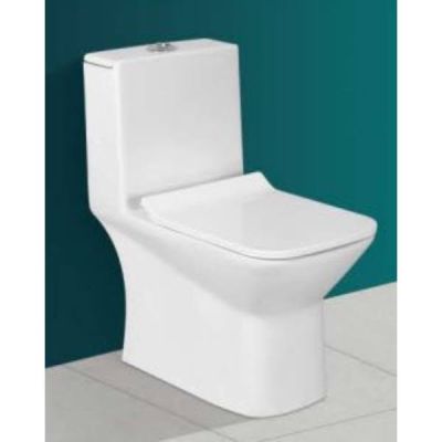 Lito Pentagon S-Trap 230mm One Piece Closet - Ivory