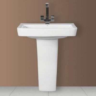 Lito Rapid 16x20x33Inch Star White Full Pedestal Wash Basin-RPD-FPWB