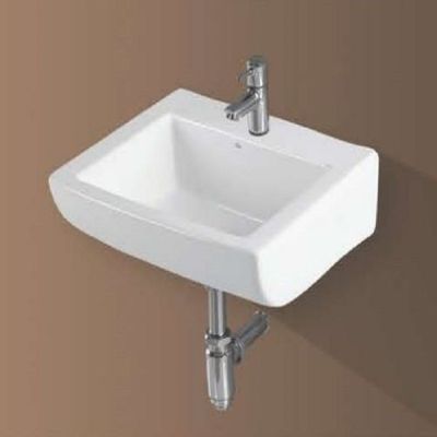 Lito Sacmi 15x16x6Inch Star White Wall Hung Wash Basin-SCM-WHWB