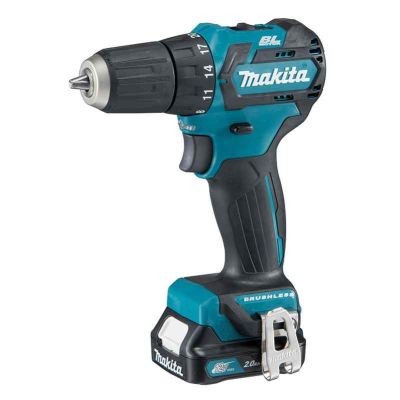 Makita 12V Max CXT Brushless Cordless 32Nm Driver Drill Machine With Battery & Charger-250W-1500 RPM-DF332DWYE