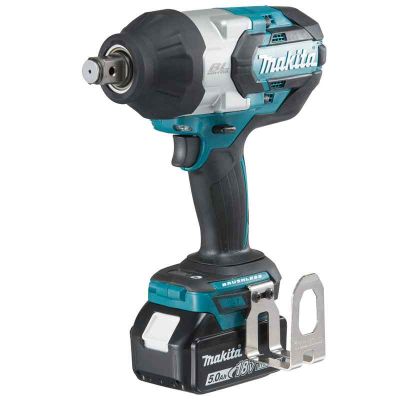 Makita 18V LXT Brushless Cordless 3-Speed 3/4Inch 1050Nm Impact Wrench Drill Machine With Battery & Charger-1800 RPM-DTW1001RFJ