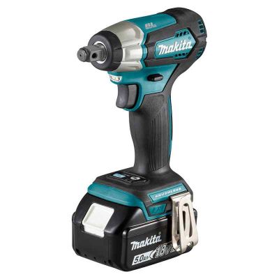 Makita 18V LXT Brushless Cordless 1/2Inch 210Nm Impact Wrench Drill Machine-Reverse Rotation Auto Stop Mode With Battery & Charger-2400 RPM-DTW181RFE