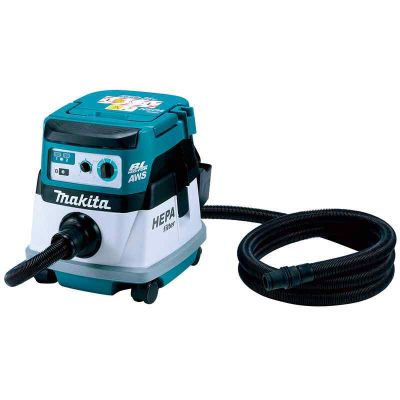 Makita 18Vx2 LXT AWS Brushless Cordless 8L Dust Class-L Vacuum Cleaner Dry W/O Batteries & Charger-DVC864LZX