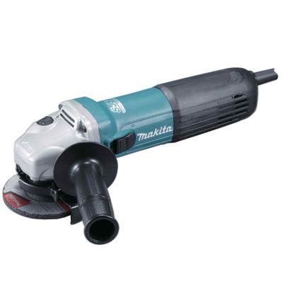 Makita 1400W SJS II Variable Speed Angle Grinder-Anti-Restart Function-Soft Start-Slide Switch-11000 RPM-GA4040