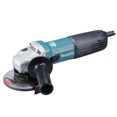 Makita 1100W SJS II Angle Grinder-Anti-Restart Function-Soft Start-Slide Switch-11000 RPM-GA5040R