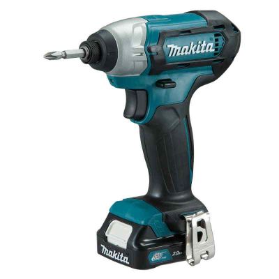 Makita 12V Max CXT Li-Ion Cordless 110Nm Impact Driver Drill Machine With Battery & Charger-170W-2600 RPM-TD110DWYE