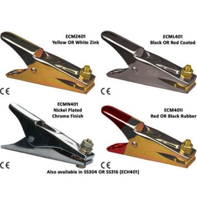 Metal Arc EC Powder Coated Heavy Copper Braided Wire Steel Earth Clamp ECML601-B