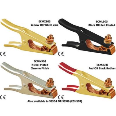 Metal Arc EC Zink Plated Copper Braided Wire Steel Earth Clamp ECMZ303-Y