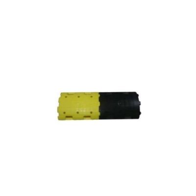 Metro 3Inch Speed Bump HDPE (500x400x75 mm)-SB1902-Yellow & Black