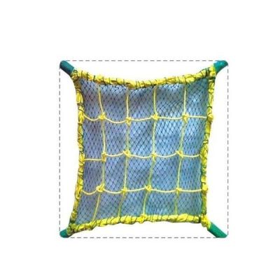 Metro 100mm (Mesh Size) Safety Net Yellow/Blue color with fish net 15mm-SN1703