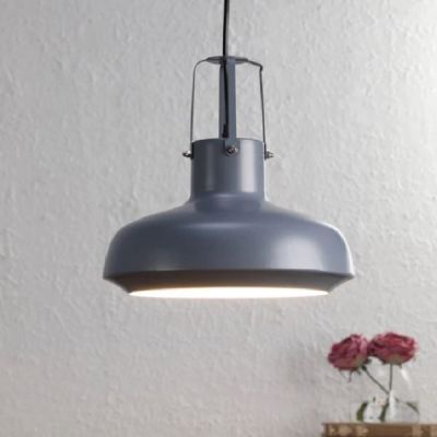 Moni Lights Blue E27 Aluminium Single Hanging Light-M-01