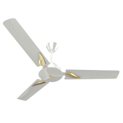 Crompton Modern Leaf 1200mm Satin-Sand Designer luxury Metal Ceiling Fans