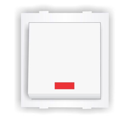 Neeon Fab 2 Module 10A 1 Way Switch With LED - 1113