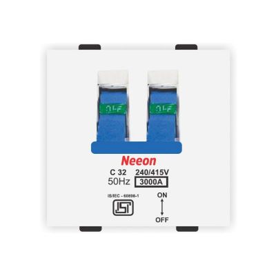 Neeon Wave C Series 20A DP MCB - 1145D