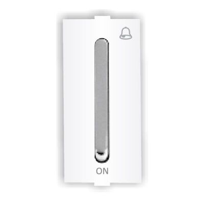 Neeon Wave 10A Bell Push Switch Glossy White - 1213