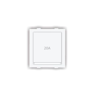 Neeon Wave 20A 1 Way Switch 2M NEO Glossy White - 1218