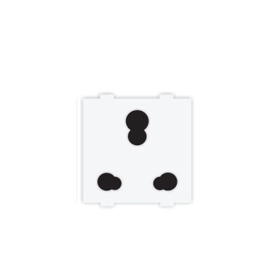 Neeon Wave 10/25A Multi Socket Premium with Safety Shutter Glossy White - 1234