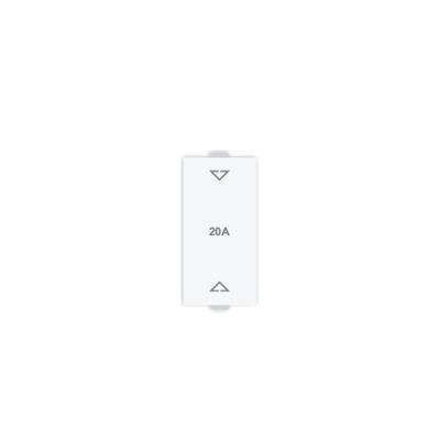 Neeon Gia 20A 2 way Switch Gx2 Glossy White - 20115