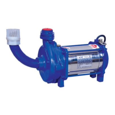 Nesa 0.5HP 25x25mm Aluminium Rotor Single Phase S.S. Body Domestic Horizontal Monoset - NHZ-0.5