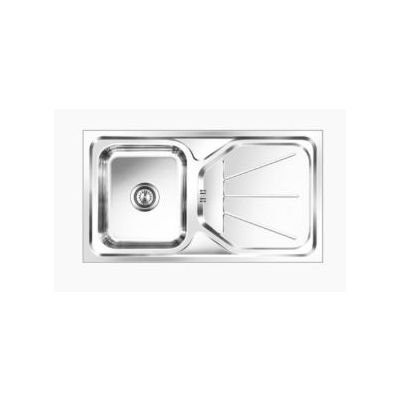 Nirali Elegance Unique Big Single Bowl With Drainer Kitchen Sink-Glossy