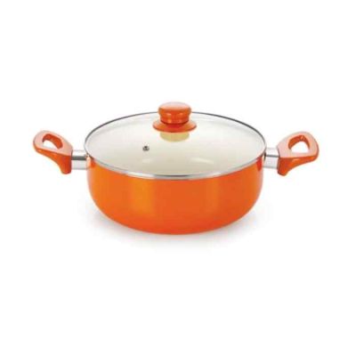 Nirlon Casserole With Lid Induction Friendly Non Stick Cookware Ceramic CS-LID-C4
