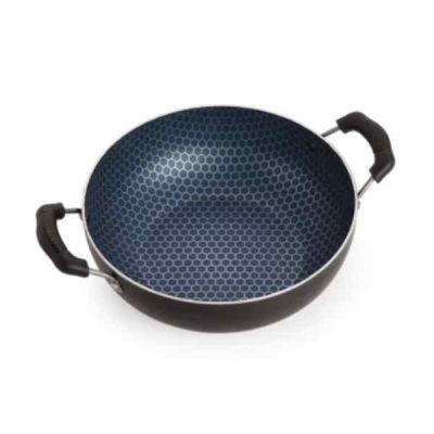 Nirlon Honeycomb Kadai With Handle Non Stick Cookware KD