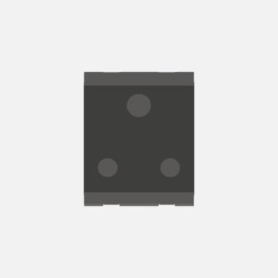 Norisys Cube Series 16A 3-Pin-Only Shuttered - 2 Module Socket - Charcoal Black - C5331.17