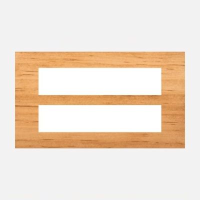 Norisys Cube Series 16M Solid Wood Plate with Frame - For 230X145mm Box - Pinewood - CW316.07