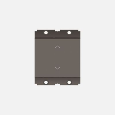 Norisys Square Series Palm Switch 6A Two-Way Double Pole (Collarless Style) - 2 Module - Graphite Gray - S7280.23